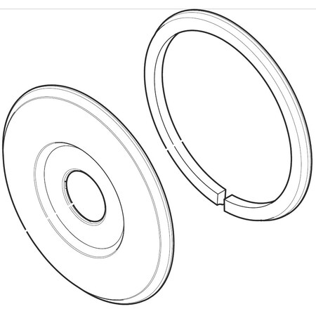 Pfister Tub and Shower Faucets, Flg Abs T/S 1Hdl Cr 960-142A